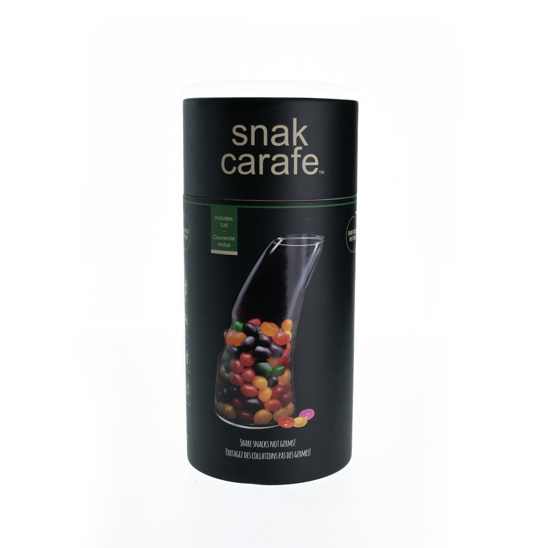 SMALL SNAK CARAFE WITH LID AND GIFT TUBE