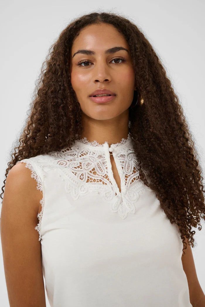 CRSUNNY TOP "SNOW WHITE"