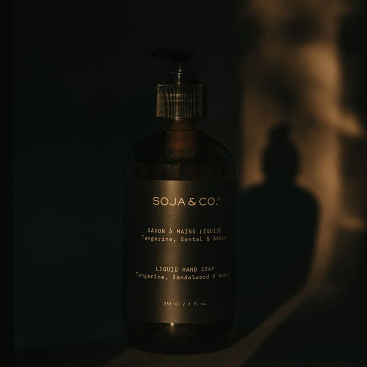 LIQUID HAND SOAP - TANGERINE, SANDALWOOD &amp; AMBER