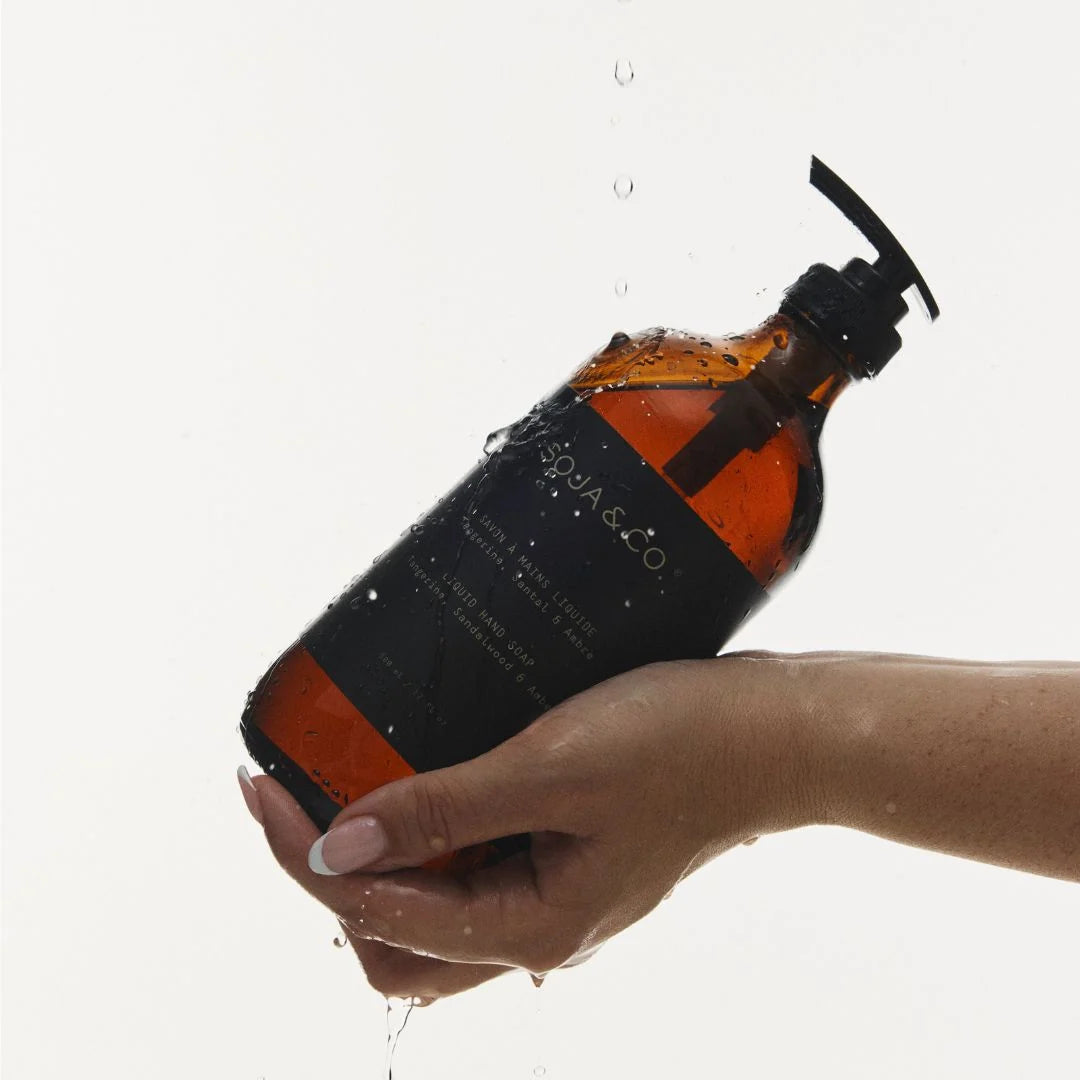 LIQUID HAND SOAP - TANGERINE, SANDALWOOD &amp; AMBER