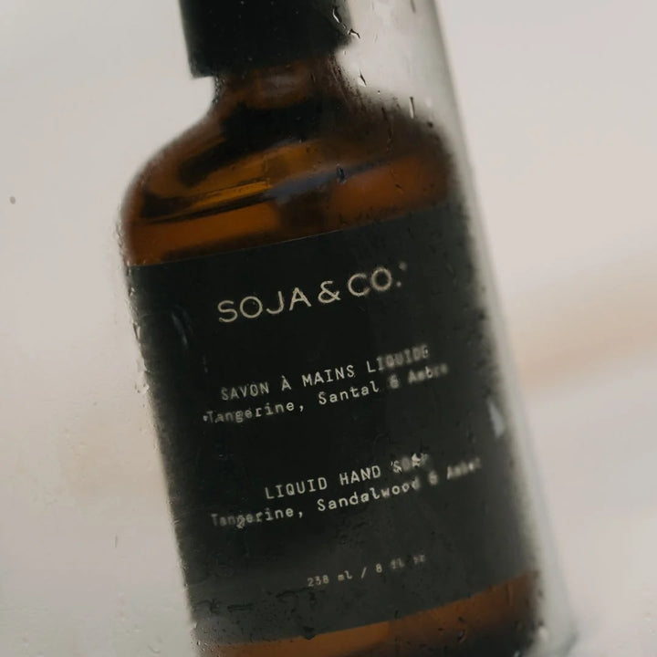 LIQUID HAND SOAP - TANGERINE, SANDALWOOD &amp; AMBER