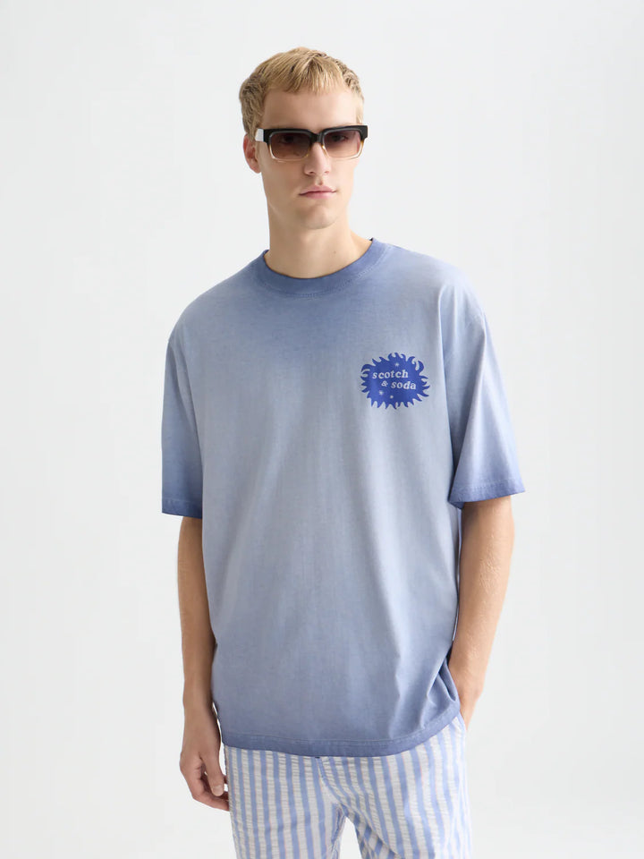 ARTWORK LOOSE DYED T-SHIRT "INFINITY"