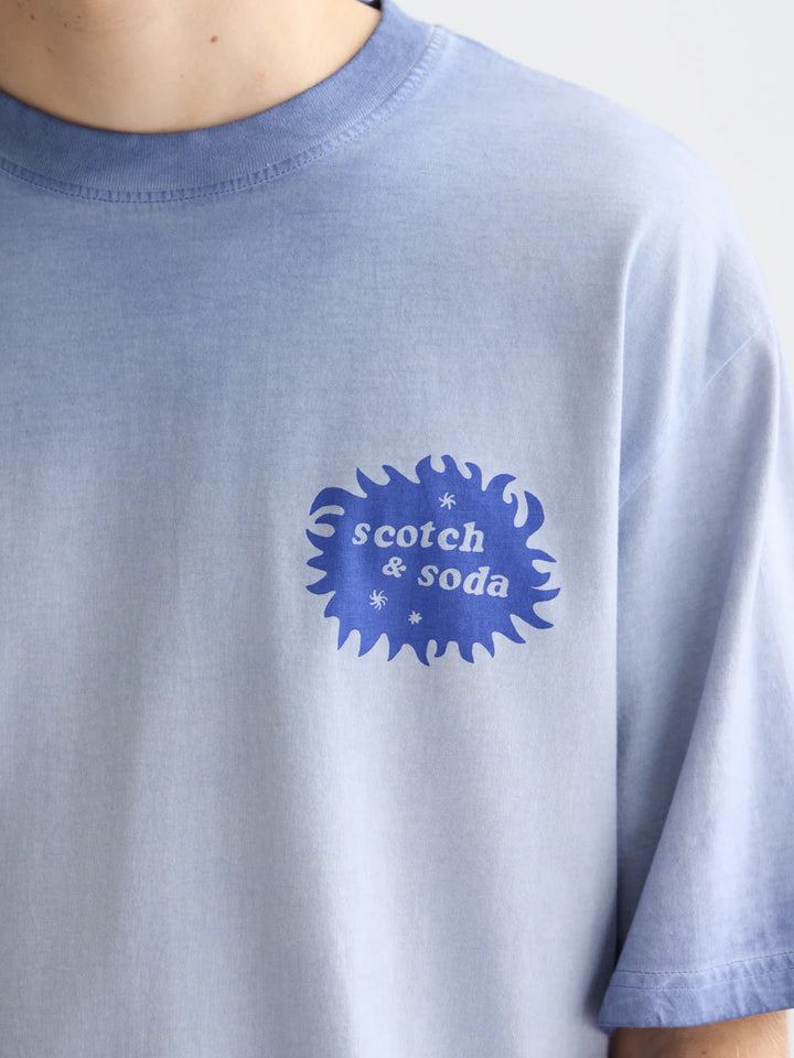 ARTWORK LOOSE DYED T-SHIRT "INFINITY"