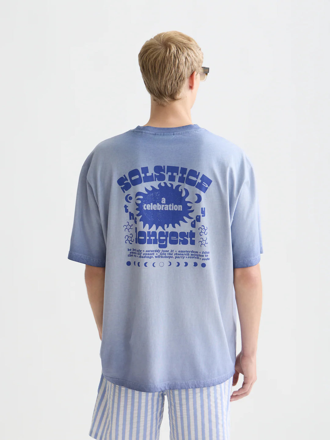 ARTWORK LOOSE DYED T-SHIRT "INFINITY"