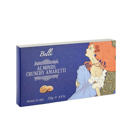 CRUNCHY ALMOND AMARETTI IN GIFT BOX 250G