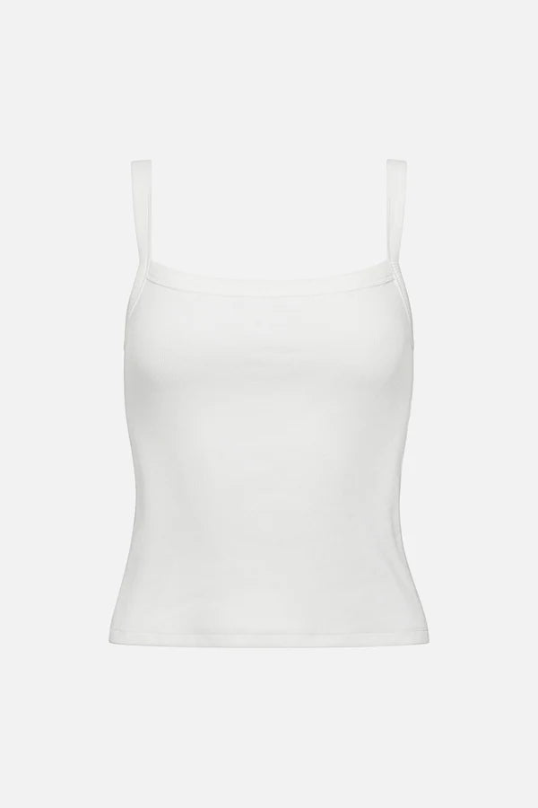 SOLENE SEXYBACK TANK "WHITE"