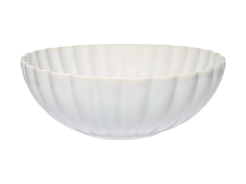 SOLARE ROUND SERVING BOWL - CREAM 22CM