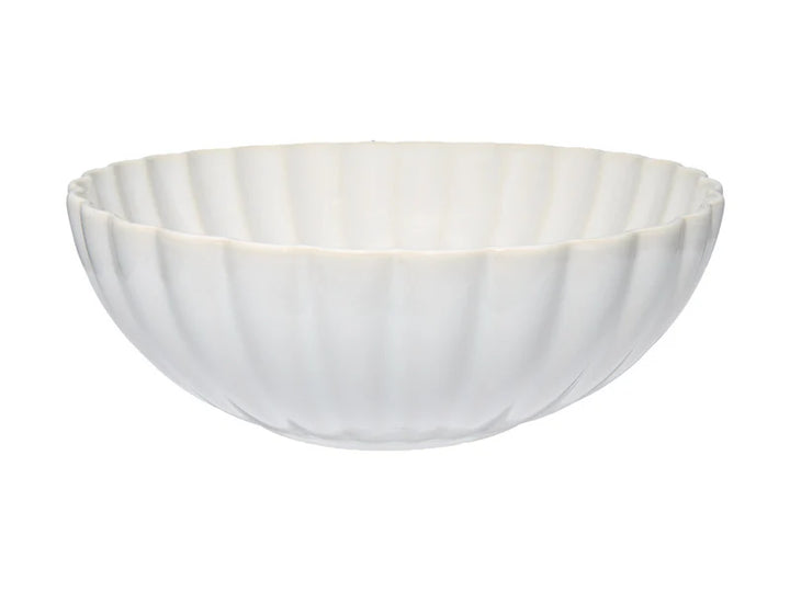 SOLARE ROUND SERVING BOWL - CREAM 22CM