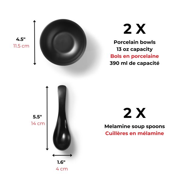 GOURMET BISTRO SOUP SET - 4 PIECES