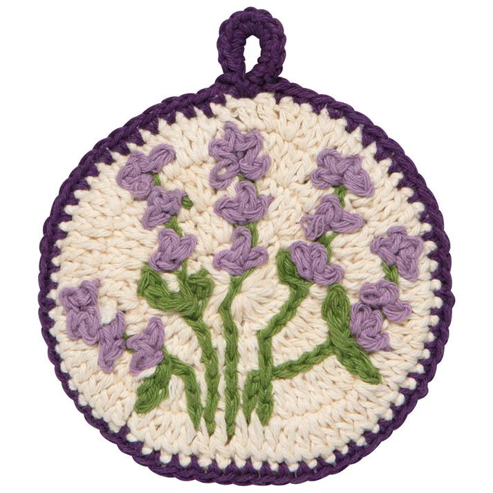 LAVENDER CROCHET SPONGES - SET OF 2