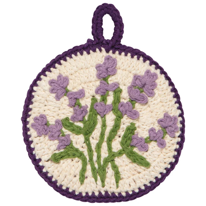 LAVENDER CROCHET SPONGES - SET OF 2
