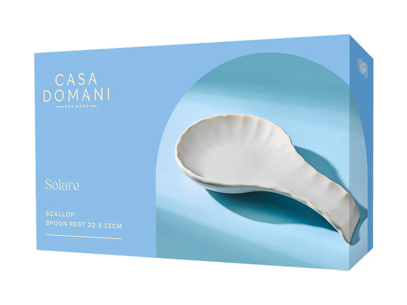 SOLARE SPOON REST - CREAM, GIFT BOXED