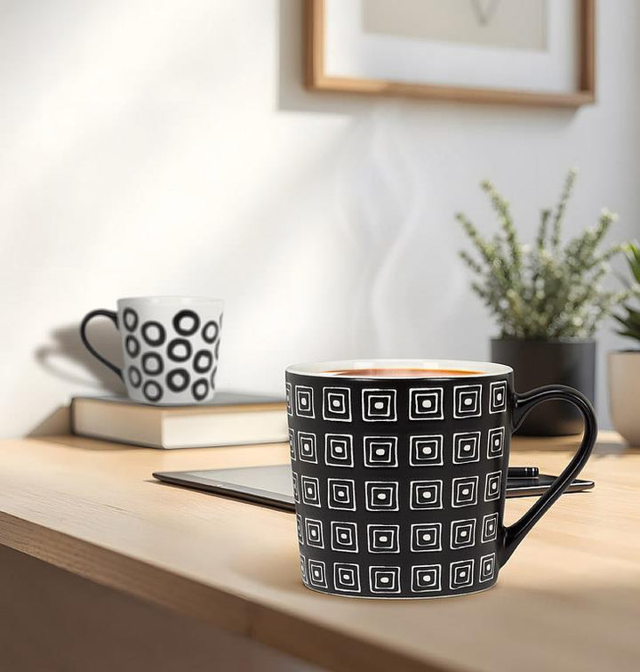 SPIRAL SQUARES MUG 3.5&