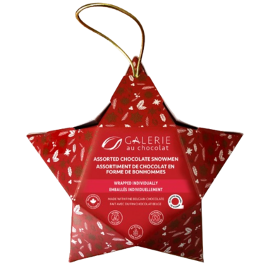 CHOCOLATE HOLIDAY STAR ORNAMENT 199G