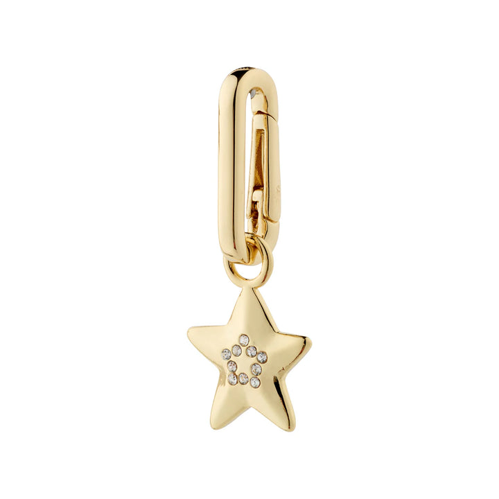 CHARM RECYCLED STAR PENDANT GOLD-PLATED