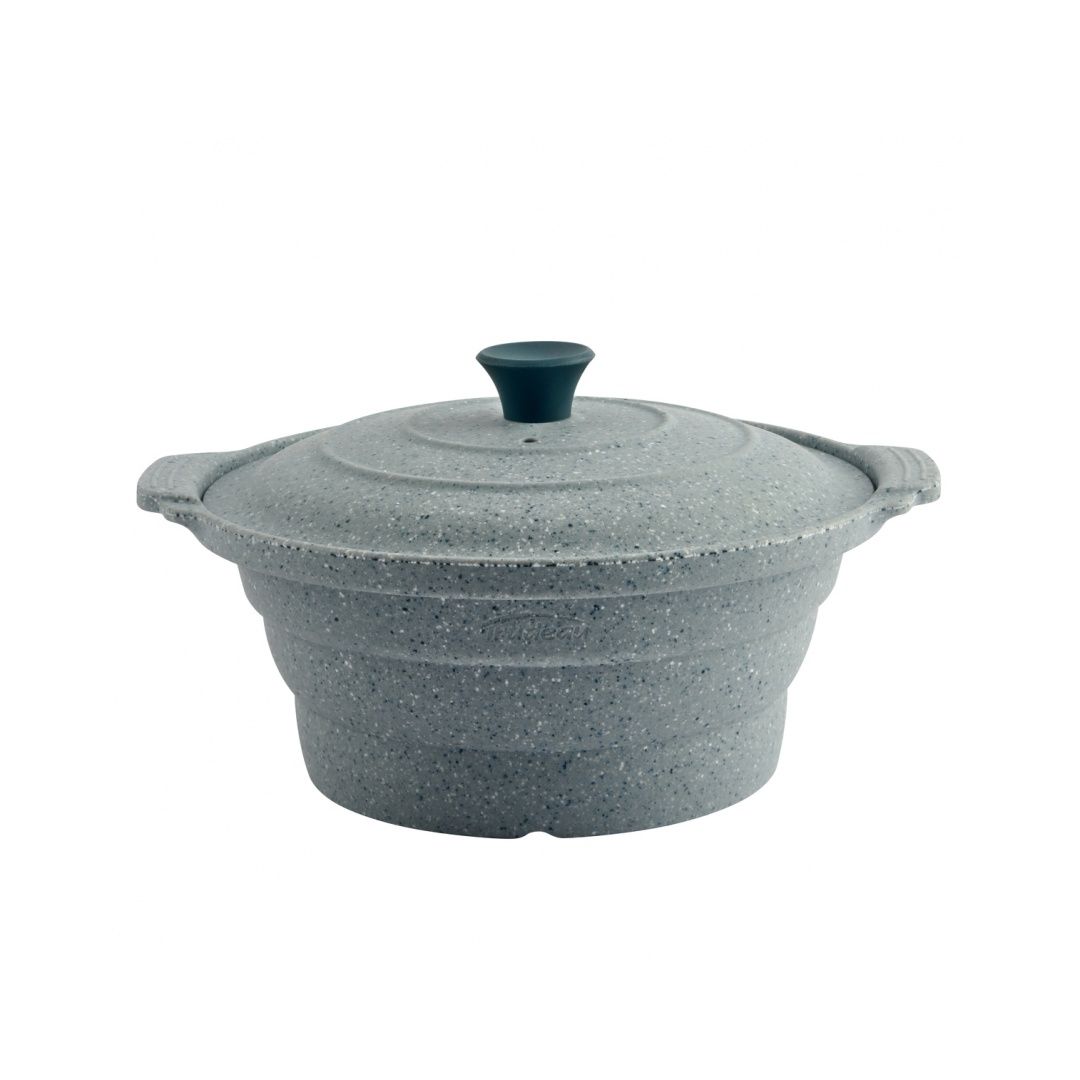 COLLAPSIBLE STEAMER - GRANITE GREY