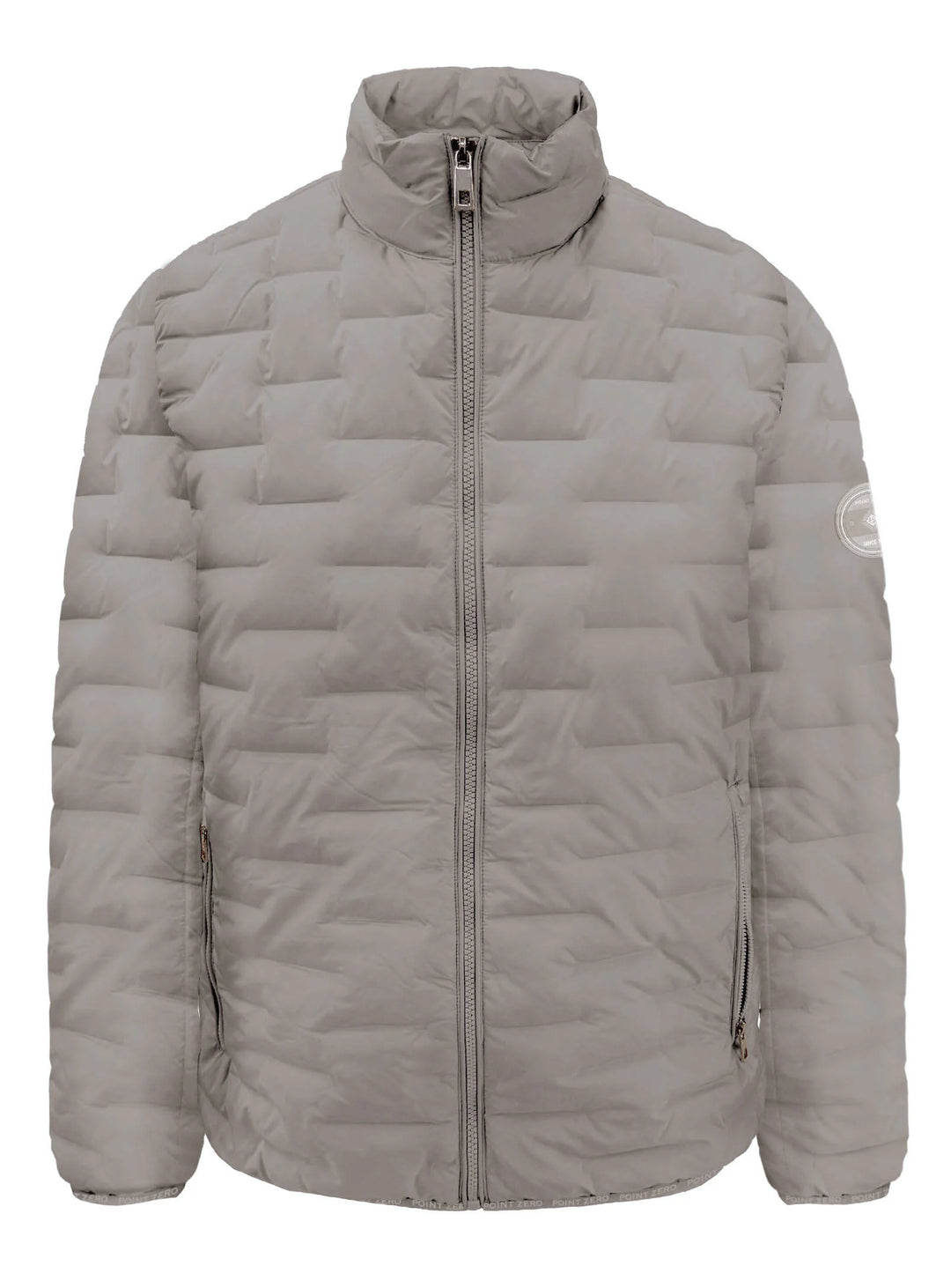 DORIAN - ULTRALIGHT FINE-LINE HEAT-SEALED QUILTED JACKET "STONE"