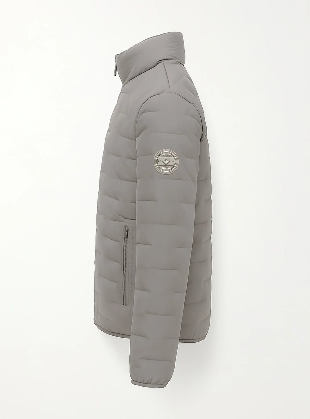 DORIAN - ULTRALIGHT FINE-LINE HEAT-SEALED QUILTED JACKET "STONE"