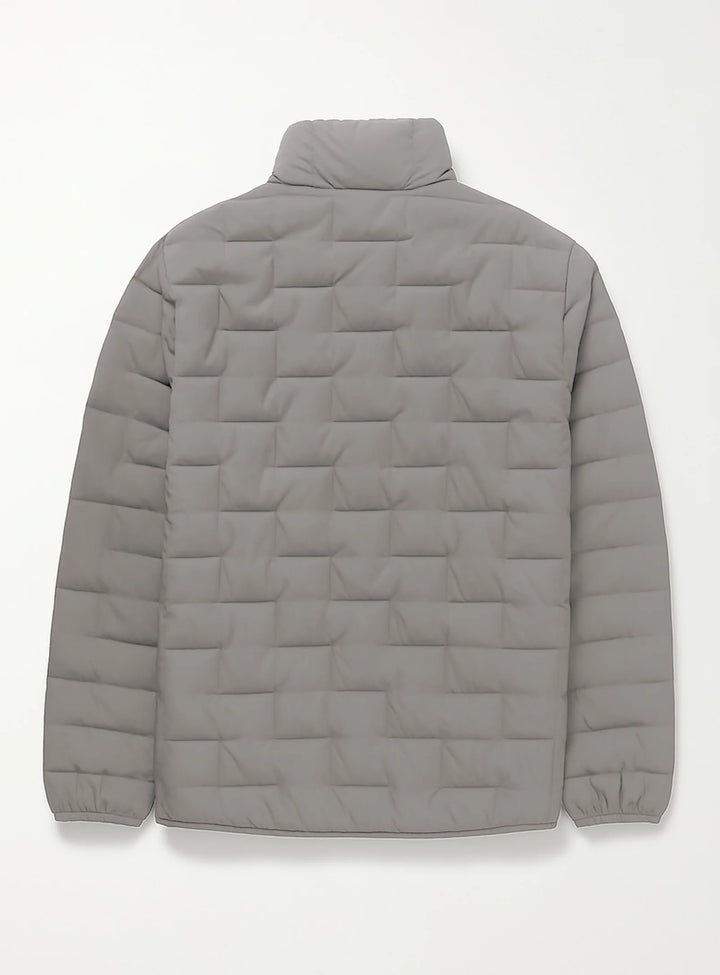 DORIAN - ULTRALIGHT FINE-LINE HEAT-SEALED QUILTED JACKET "STONE"