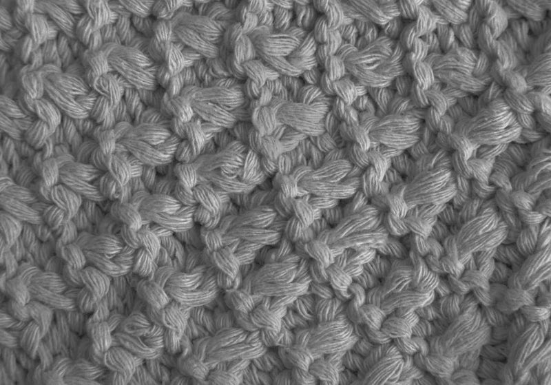 OTTOMAN "GREY/NATURAL"