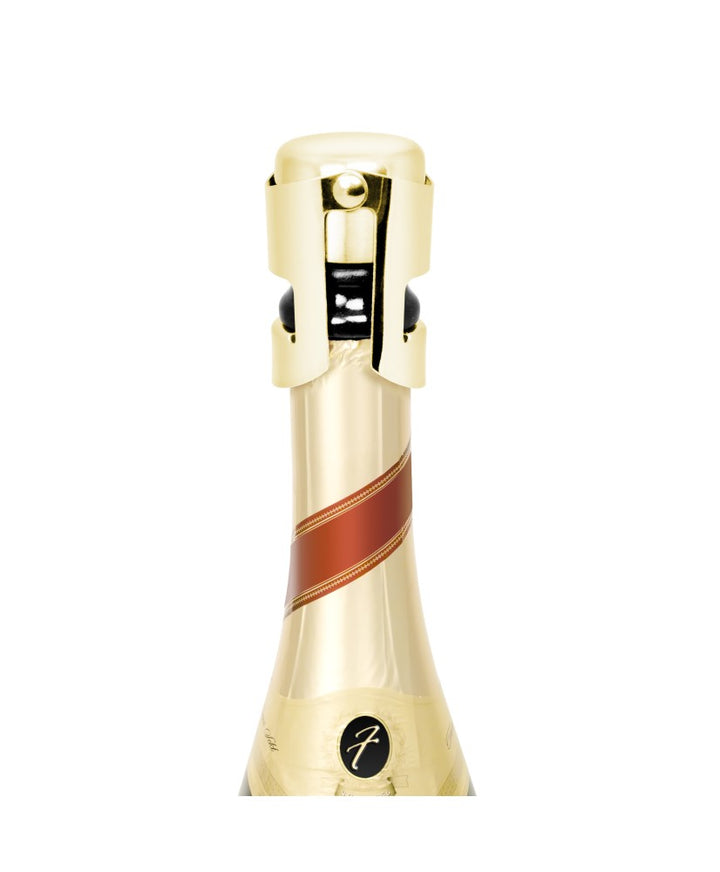 CHAMPAGNE BOTTLE STOPPER - BRASS