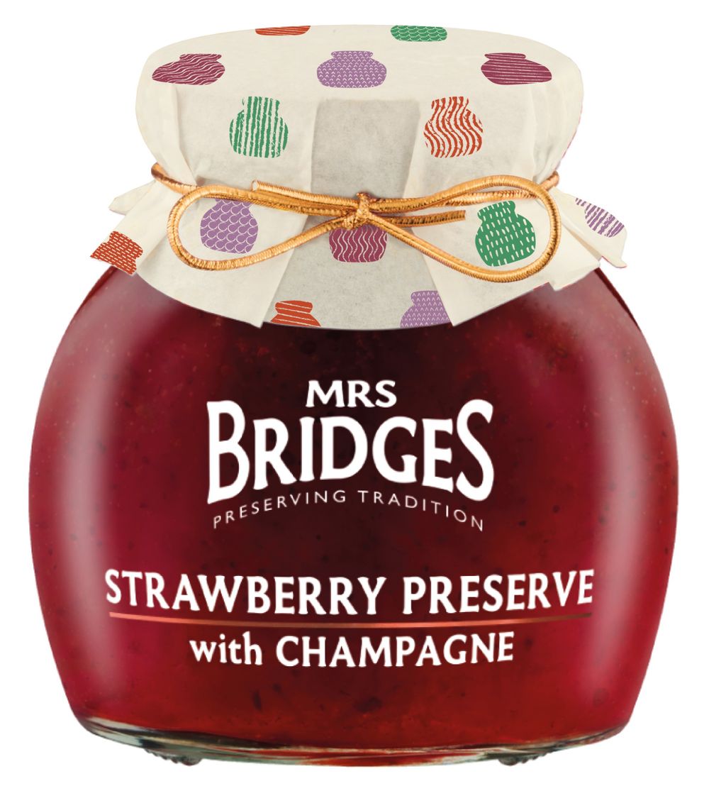 STRAWBERRY PRESERVE WITH CHAMPAGNE 250ML