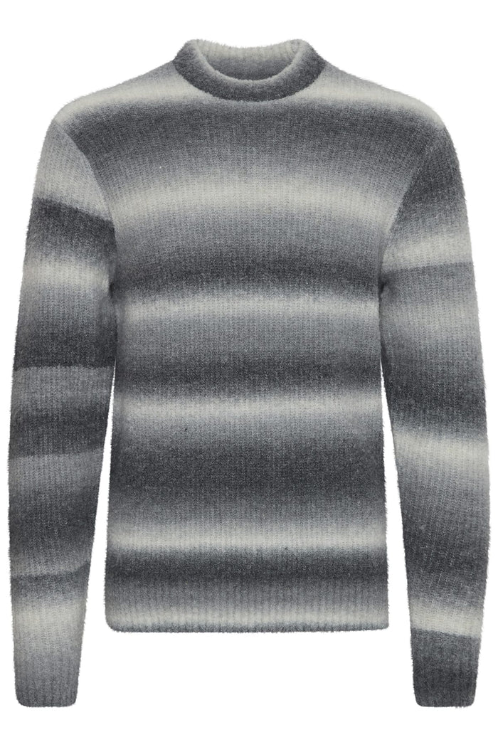 CFKARL SHADOW STRIPED KNIT "PEWTER MIX"