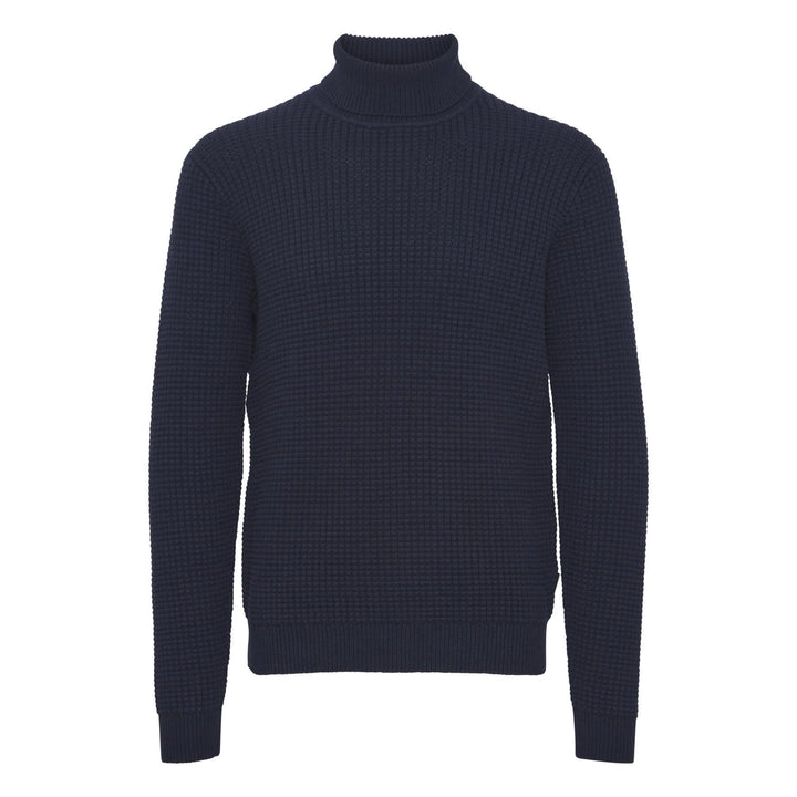 CFKARL STRUCTURED ROLL NECK SWEATER "DARK NAVY"