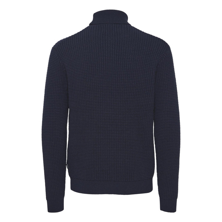 CFKARL STRUCTURED ROLL NECK SWEATER "DARK NAVY"