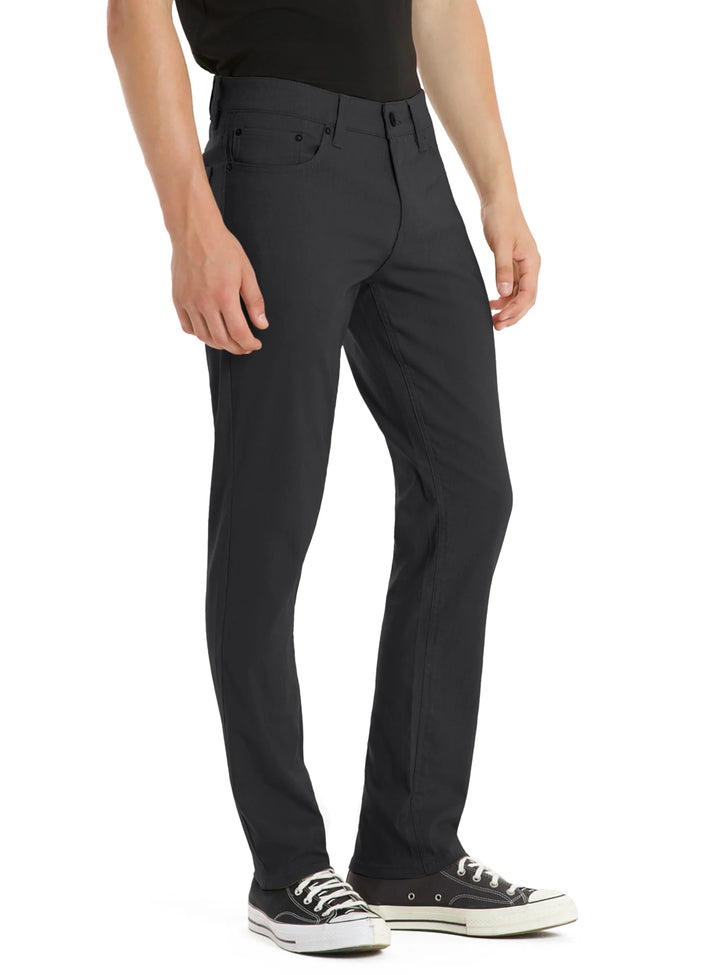 STUART - SUPER FLEX SLIM FIT PANTS "BLACK"