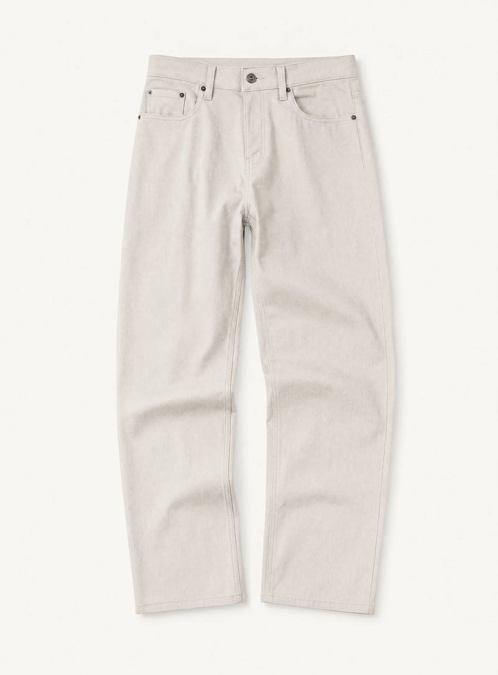 STUART - SUPER FLEX SLIM FIT PANTS "GREIGE"
