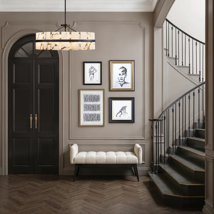 STUDIO LINE SKETCH - SET OF 4 PAINTINGS