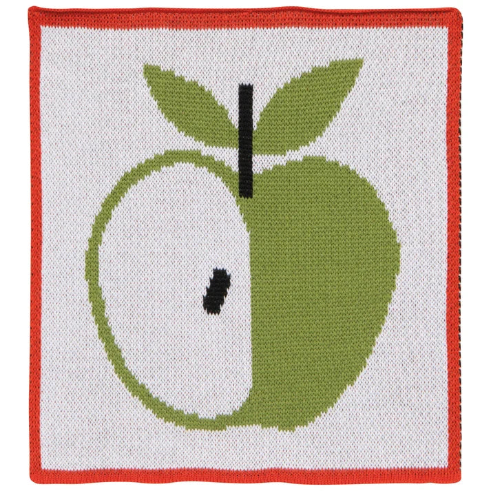 APPLE A DAY KNIT DISHCLOTH - SET OF 3