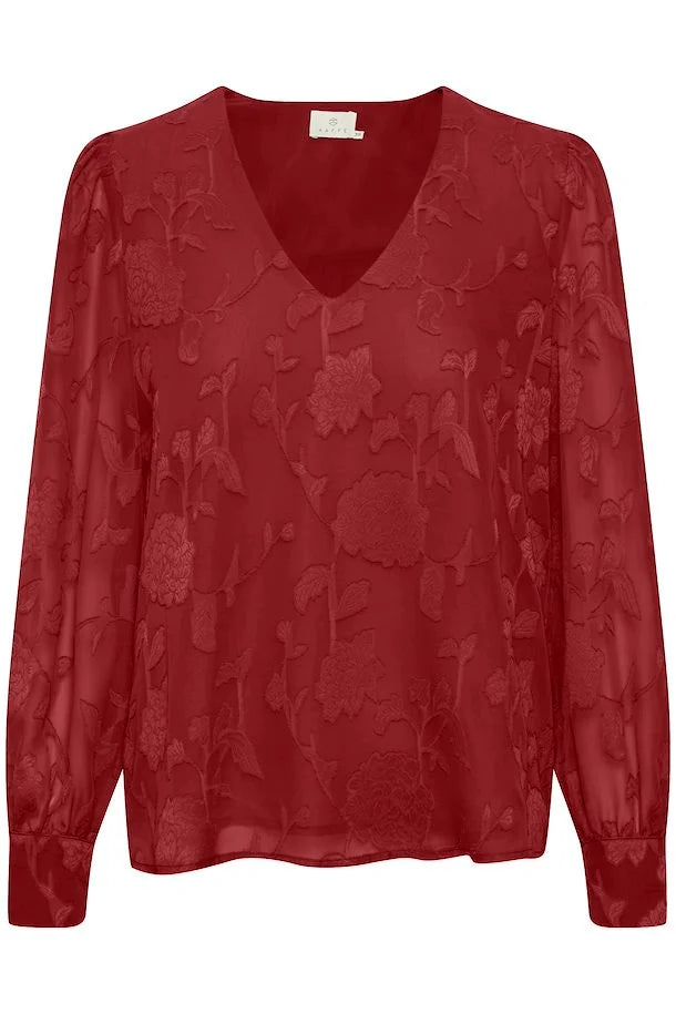 KATULLA BLOUSE - SUN-DRIED TOMATO