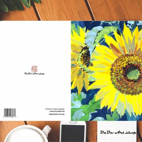 "SUNFLOWER" GREETING CARD NO.0095