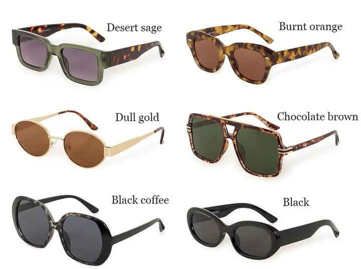 IASANDRA SUNGLASSES "6 COLOURS TO CHOOSE FROM"