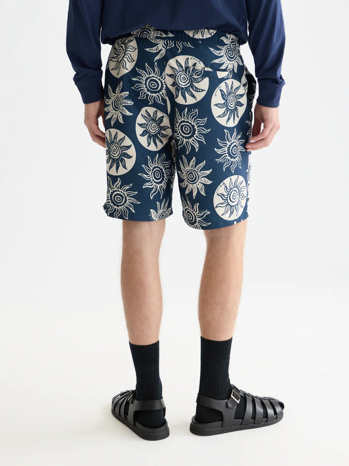 PRINTED SWIM SHORTS "SUNS CAPTAINS BLUE"