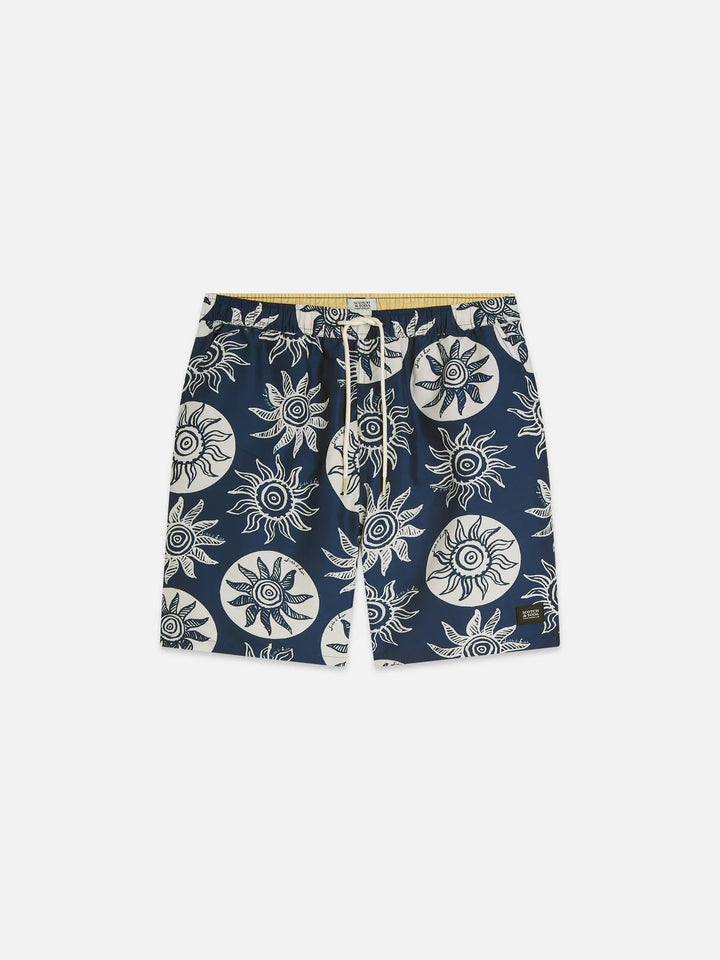 PRINTED SWIM SHORTS "SUNS CAPTAINS BLUE"