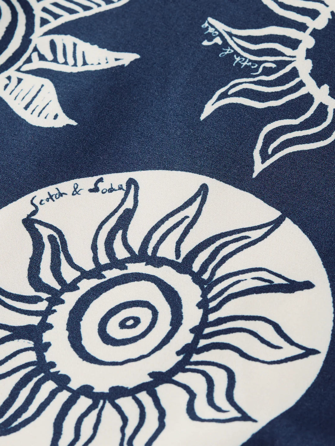 PRINTED SWIM SHORTS "SUNS CAPTAINS BLUE"