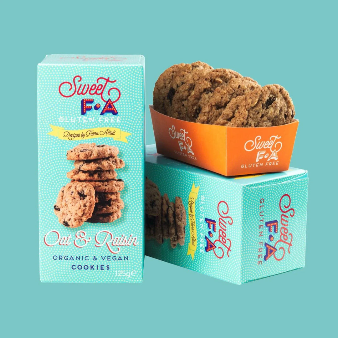OAT AND RAISIN GLUTEN-FREE COOKIES 125G