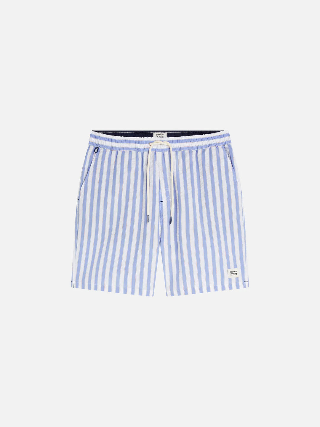 STRIPED MID-LENGTH SWIM SHORTS "CLASSIC STRIPE INFINITY"