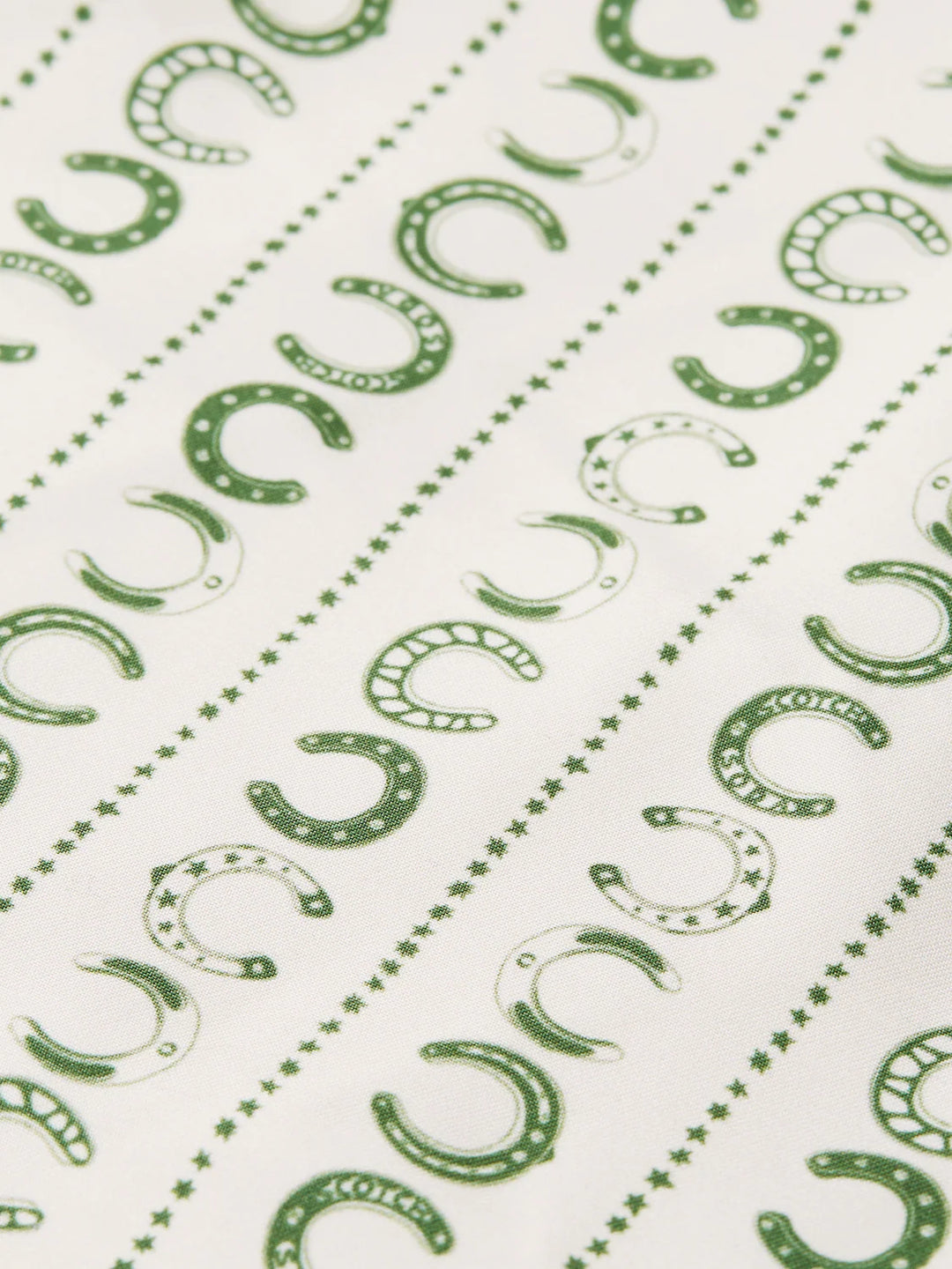 PRINTED SWIM SHORTS "HORSESHOE STRIPE EGGNOG"