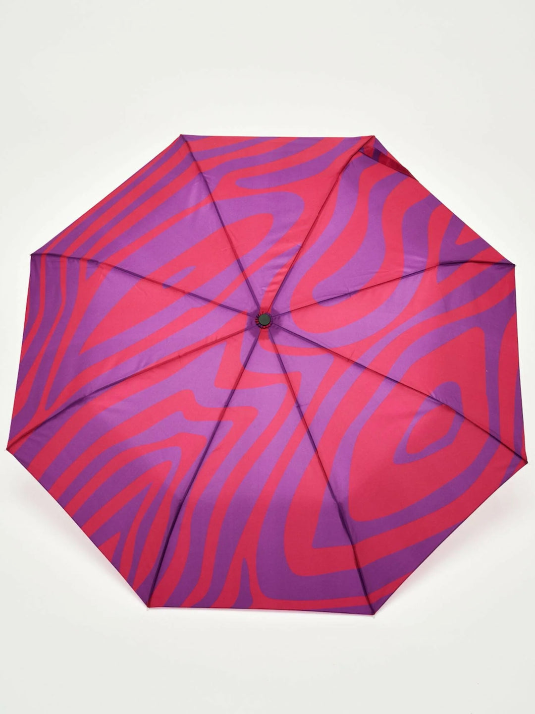 DUCKHEAD SWIRL IN PINK ECO-FRIENDLY COMPACT UMBRELLA