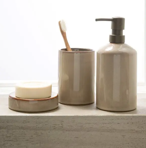 AARON CERAMIC LOTION/SOAP DISPENSER