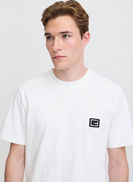 CFTHOR TEE WITH LOGO "ECRU"