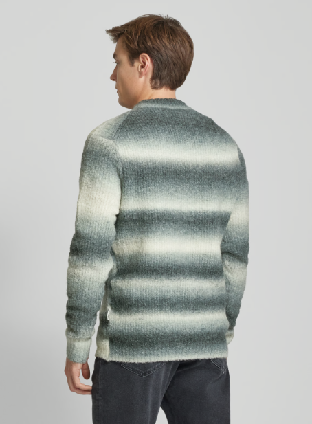 CFKARL SHADOW STRIPED KNIT "PEWTER MIX"