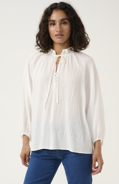 KALIANNA BLOUSE "CHALK"