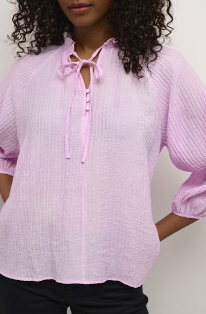 KALIANNA BLOUSE "LILAC SNOW"