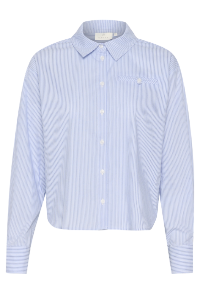 KASOFIE SHIRT "WHITE/BLUE STRIPE"