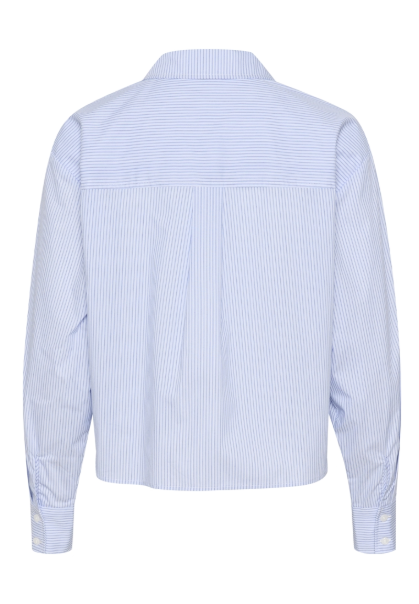 KASOFIE SHIRT "WHITE/BLUE STRIPE"